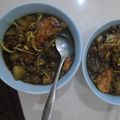 Cooksnap dari iga untuk resep Rawon lezat super cepat (pake bumbu instan)