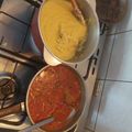 El cooksnap de Arcadio Bernal cuando hizo Polenta cremosa con pollo al horno.