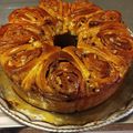 El cooksnap de Andrea Hernández cuando hizo Torta 80 golpes con chocolate y nueces💗.