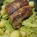 El cooksnap de Amparo&Ari cuando hizo Lomo de cerdo adobado al horno con verduras salteadas.