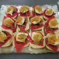 El cooksnap de Eloy Ferrer Sanchis cuando hizo Tosta de morcilla de Burgos con rulo de Cabra y cebolla caramelizada.
