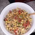 El cooksnap de viviana cuando hizo Ensalada de Garbanzos con Atún.