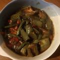 Cooksnap dari Chusnul Chotimah Carnadi untuk resep Terong hijau bulet kecap  (pedas manis)