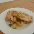 El cooksnap de Lis VB cuando hizo Pollo al limón con papas.