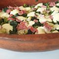 El cooksnap de elizabeth nieto cuando hizo Coliflor gratinado con acelga y jamón.