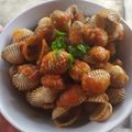 Cooksnap dari Grace Nicole Althea untuk resep Kerang Dara Saos Padang