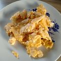 CityLightz 's cooksnap of when they made The Fluffiest Creamiest Scrambled Eggs.