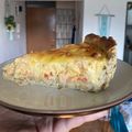 El cooksnap de Jenny Jensen cuando hizo Quiche pollo, Cebolla y pimentón morrón.