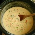 El cooksnap de Evelyn Morales cuando hizo Salsa de crema al verdeo con alcaparras.