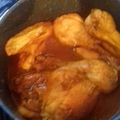 El cooksnap de Luis Deivid hdz cuando hizo Pollo con coca cola y salsa de barbacoa.
