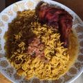 Cooksnap Rozita Jaafar Sekdek semasa beliau membuat Nasi arab kabsya.