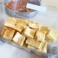 El cooksnap de Florencia Rodríguez cuando hizo Fainá de queso en licuadora.