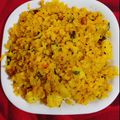 Minaxi Solanki का कुकस्नैप जब उन्होंने बटाटा पोहा (Batata Poha recipe in hindi) बनाया था।
