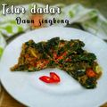 Cooksnap dari Icha Annisa Septiana untuk resep Telur Dadar Daun Singkong