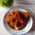 Cooksnap Agsha✨✅ semasa beliau membuat Ayam masak merah.