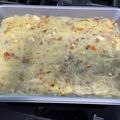 El cooksnap de Raul ⚽️Cacha cuando hizo Pastel de carne 😋😋😋.