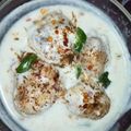 Sabita Tiwari का कुकस्नैप जब उन्होंने दही भल्ला चाट (Dahi Bhalla chaat recipe in hindi) बनाया था।