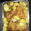 El cooksnap de Ana Peral cuando hizo Muslos de pollo asados con patatas al horno.