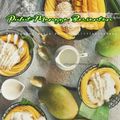 Cooksnap Murni's LittleKitchenz semasa beliau membuat Pulut Mangga Ala Thai.