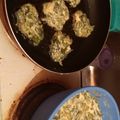 El cooksnap de Karina Tapia cuando hizo Buñuelos de acelga, jamón y queso.