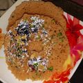 Anu Gupta का कुकस्नैप जब उन्होंने रबड़ी घेवर (rabdi ghevar recipe in Hindi) बनाया था।