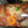 El cooksnap de Vanesa Calpanchay cuando hizo Escabeche de berenjena con verduras.