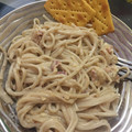 El cooksnap de Milena Raquel Yepez Medina cuando hizo Fideos a la carbonara - Marido a comer!.