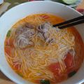 Cooksnap của Thương Tẩn khi họ làm theo món Bún sườn