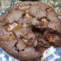 El cooksnap de xime29 cuando hizo BUDÍN DE CHOCOLATE RELLENO DE DULCE DE LECHE 🍫🍰.