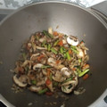 El cooksnap de Mamen cuando hizo Guarnición de variado de setas del bosque con cebolla y pimiento.