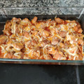 El cooksnap de Maka Sfc cuando hizo Solomillo de pavo estilo pizza.