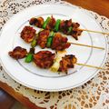 Ho Weining 的 【影片教學】日式醬燒大蔥雞肉串 cooksnap