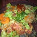 El cooksnap de Abril Hernández cuando hizo Ensalada de quinoa y vegetales.