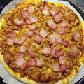 El cooksnap de pilar lucena cuando hizo Pizza barbacoa con masa y salsa caseras.