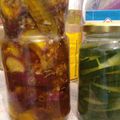 El cooksnap de Eli Cabrera cuando hizo Berenjenas en escabeche.