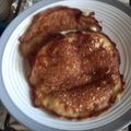 El cooksnap de Lucía cuando hizo Arepa de banano y avena.