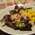 El cooksnap de Montse Casellas - Trasteamos en mi Cocina? cuando hizo Ensalada con atún y melocotón.