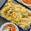 Sarosh Zeeshan's cooksnap of when they made Punjabi daigi pulao.