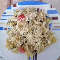 El cooksnap de Enrique Miguel Carnicero cuando hizo Ensalada de pasta tropical.