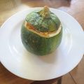 El cooksnap de vania silva cuando hizo Zapallo Italiano Relleno.