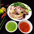 Cooksnap của Hoàng Oanh khi họ làm theo món Bạch tuộc hấp sả ớt