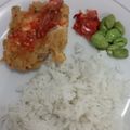 Cooksnap dari Tina Setiawati (Mama Fiona) untuk resep Ayam Geprek Sambal bawang Pedas