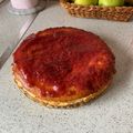 El cooksnap de Miri Narvaez cuando hizo Tarta de queso.