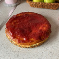 El cooksnap de Miri Narvaez cuando hizo Tarta de queso.