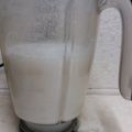 El cooksnap de Isa cuando hizo Leche de coco de Santi, Eze y Tincho.