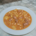 El cooksnap de maky cuando hizo Patatas guisadas con salchichas frescas al curry.