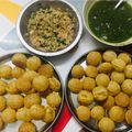 chaitali ghatak का कुकस्नैप जब उन्होंने पानी पूरी (Pani Puri recipe in Hindi) बनाया था।
