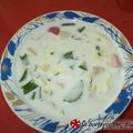 Cooksnap από Veronika Sp στη συνταγή Okroshka: κρύα σούπα από τη Ρωσία