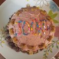 El cooksnap de Paulina Balan cuando hizo Pastel para Perritos🐶🎂.