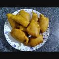 Meena Ramesh's cooksnap of when they made வாழைக்காய் பஜ்ஜி.